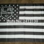 Los Angeles Kings Stripe flag 3ftx5ft Banner 100D Polyester NHL Flag