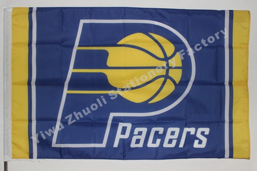 Indiana Pacers Flag 3ft x 5ft Polyester NBA Banner Custom flag