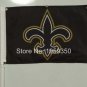 Car flag New Orleans Saints logo 12x18 inches 30x45cm double sided 100D Polyester