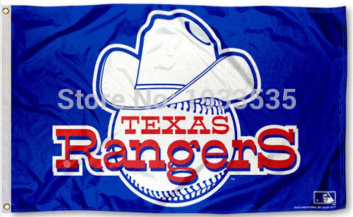 MLB Texas Rangers Large Outdoor 3x5 Banner Flag