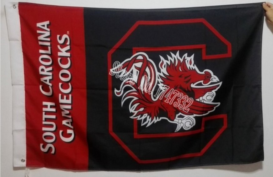 South Carolina Gamecocks Flag 3ft x 5ft Polyester NCAA banner