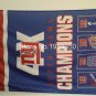 New York Giants Super Bowl Champions 4X Flag 3ft x 5ft Polyester NFL flag