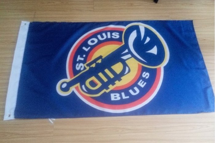 St Louis Blues Logo Flag 3ftx5ft Banner 100D Polyester NHL Flag style 2