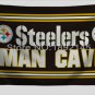 Pittsburgh Steelers Man Cave flag 3FTx5FT Banner 100D Polyester Flag metal Grommets