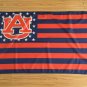 Auburn Tigers With Modified US flag 3ftx5ft Banner 100D Polyester Flag metal Grommets