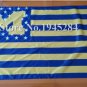Michigan Wolverines logo with starts and stripes Flag 3ft x 5ft Polyester 90x150cm style 1