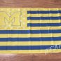 Michigan Wolverines logo with starts and stripes Flag 3ft x 5ft Polyester 90x150cm style 2