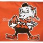 Cleveland Browns Flag 3X5FT 90x150cm white sleeve with 2 Metal Grommets