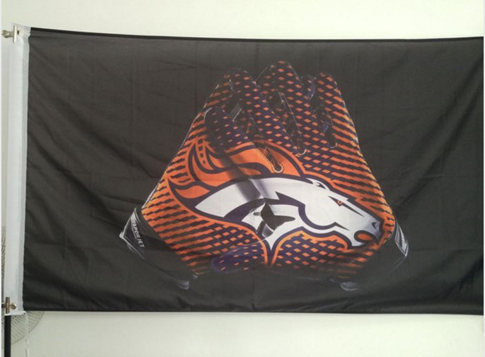 Broncos VaporJet Glove original Flag 3x5 FT 150X90CM Banner 100D Polyester flag