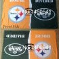 Pittsburgh Steelers vs New York Jets House Divided Rivalry Flag 90x150cm