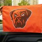 Double sided Cleveland Browns car flag 12x18 inches 100D Polyester NFL with flag