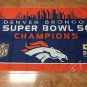 Denver Broncos 50th Super Bowl Champions Flag 3ft x 5ft Polyester flag