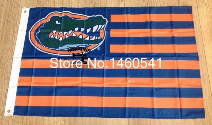 Florida Gators With Modified US Flag 3ft x 5ft Polyester NCAA Banner Flying Custom flag 90x150cm