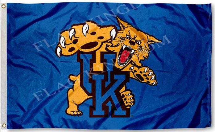 University Of Kentucky Wildcats Flag Ncaa 3ft X 5ft Polyester Banner