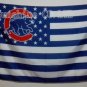 Chicago CUB with Stars and Stripes flag white background 3FTx5FT Banner 100D Polyester Flag