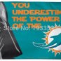 Miami Dolphins star wars flag 3ftx5ft Banner 100D Polyester Flag metal Grommets