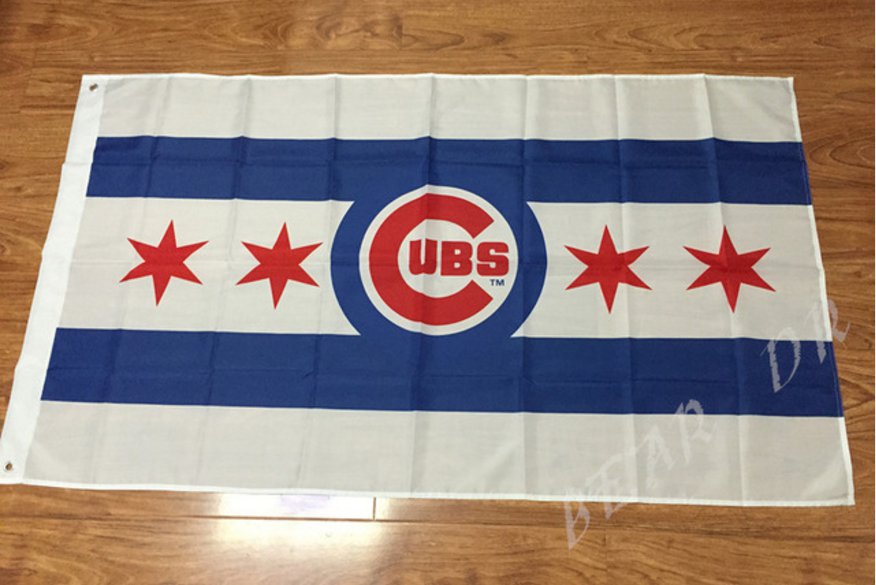 Sport Products MLB 3'x5' Chicago Cubs flag 90x150cm Chicago Cubs Baseball flag banners