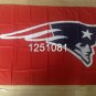 New England Patriots logo car flag 12x18inches double sided 100D Polyester NFL
