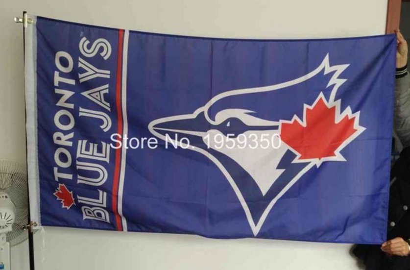 Toronto Blue Jays flag MLB 3ft x 5ft Banner 2 metal gromets
