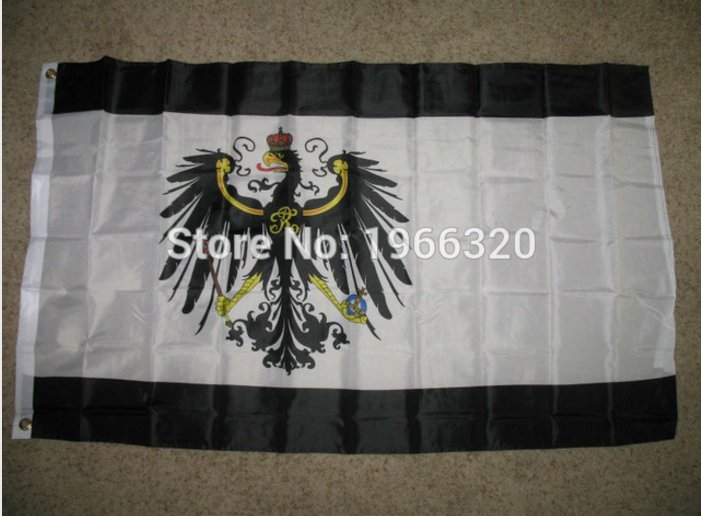 PrussiaNational Flag 3x5ft 150x90cm 100D Polyester