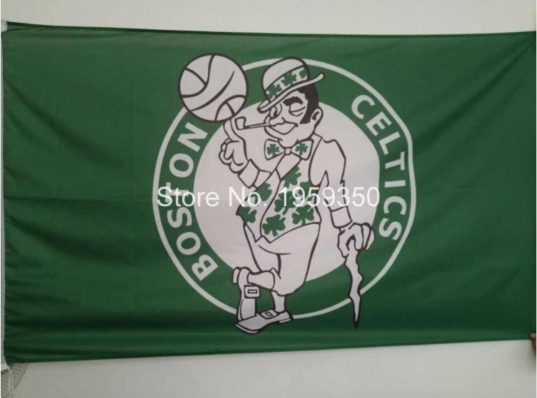 Boston Celtics NBA Flag 150X90CM Banner 100D Polyester flag