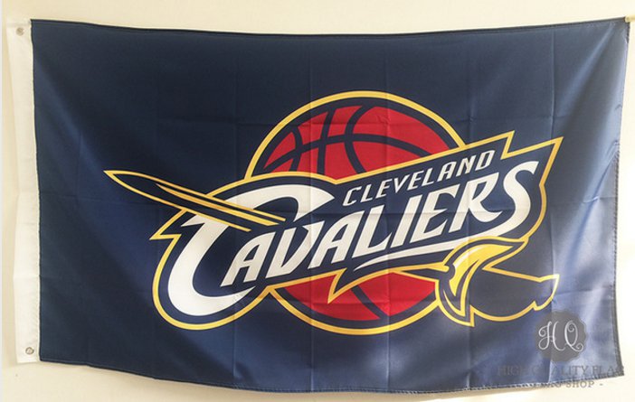 Cleveland Cavaliers logo Flag 3ft x 5ft Polyester Banner 90x150cm style 1
