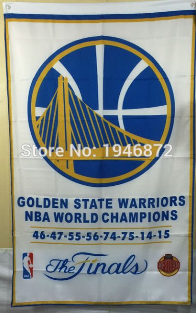 Golden State Warriors world champions Flag 3x5 FT 150X90CM Banner 100D Polyester flag