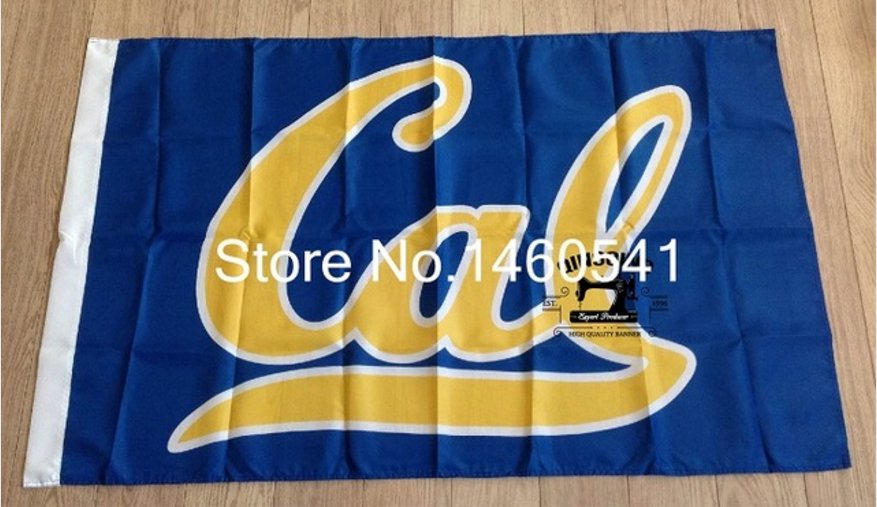 California Golden Bears Flag 3ftx5ft Banner 100D Polyester NCAA Flag style 1