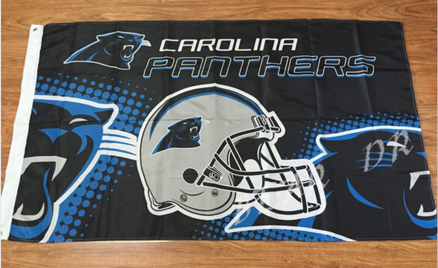 Carolina Panthers Helmet Flying Flag Banner flag 3ft x 5ft 100D Polyester 90x150cm