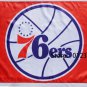 Philadelphia 76ers Flag 3ft x 5ft Polyester NBA Custom flag