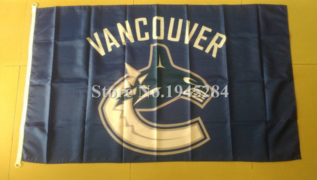 Vancouver Canucks Flag 3FT x5 FT 150X90CM Banner 100D Polyester NHL flag