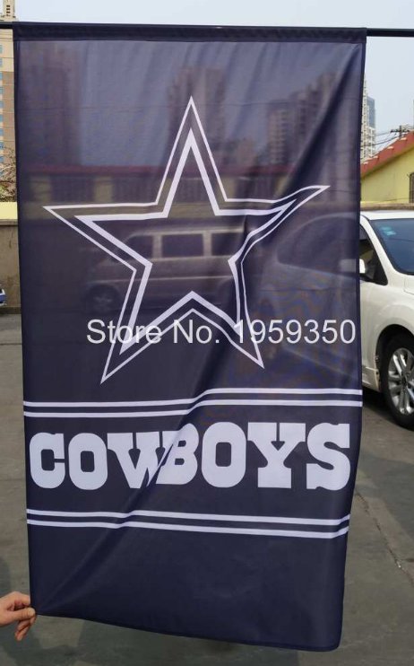 Dallas Cowboys HOUSE FLAG VERTICAL BANNER 28" wide x 44" long" single size 110g