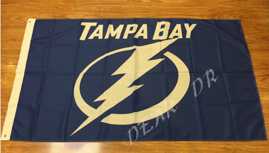 Tampa Bay Lightning Flag 3FTx5 FT 150X90CM Banner 100D Polyester NHL flag