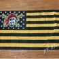 Pittsburgh Pirates Flag with stripes and logo 3ft x 5ft Polyester fans flags style 2