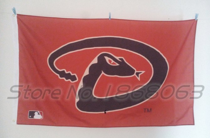 MLB Arizona Diamondbacks Flag 3x5 FT 150X90CM Banner 100D Polyester flag