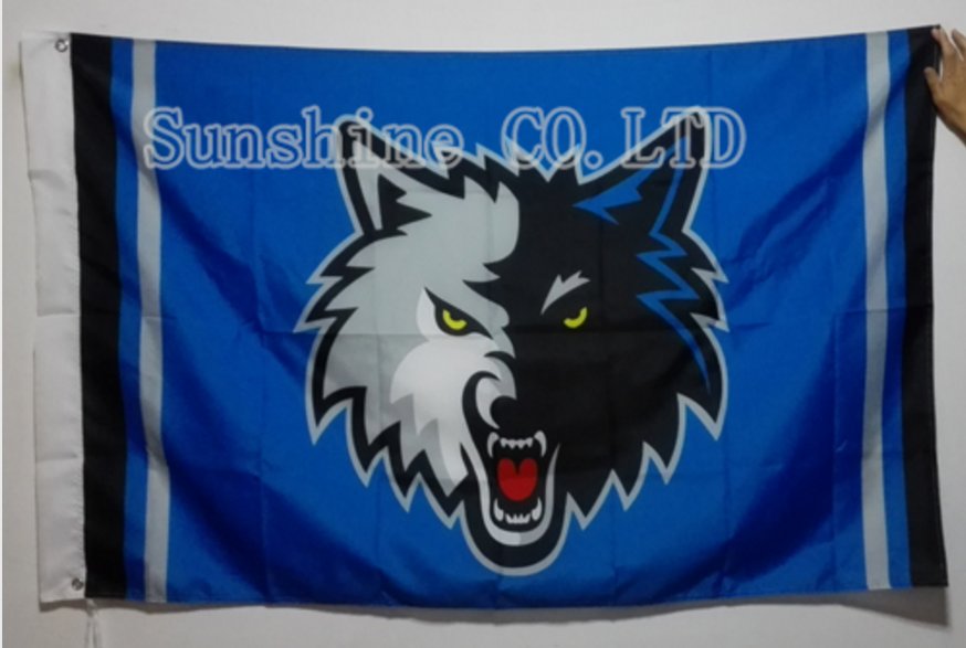 Minnesota Timberwolves Flag 3ft x 5ft Polyester NBA Banner Custom flag
