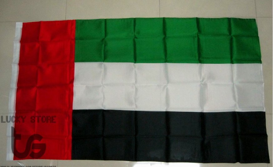 United Arab Emirates National Flag 3x5ft 150x90cm 100D Polyester