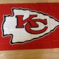 Kansas City Chiefs logo car flag 12x18inches double sided 100D Polyester NFL