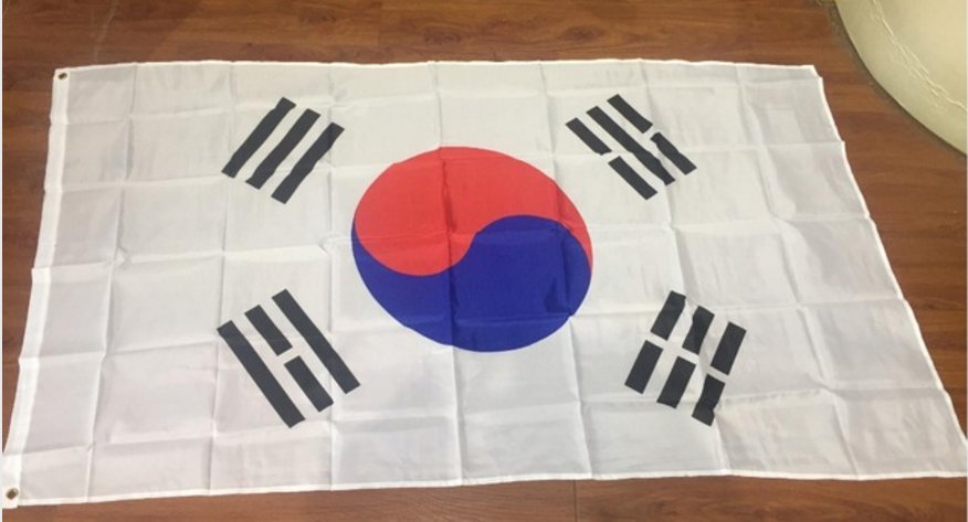 KoreaNational Flag 3x5ft 150x90cm 100D Polyester