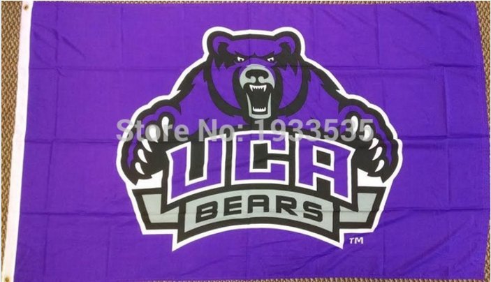 Central Arkansas Bears Helmet Flag 3ftx5ft Banner 100D Polyester NCAA Flag