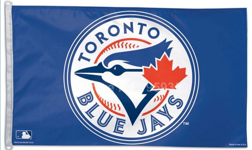 BEST FLAG -Toronto Blue Jays Official MLB 3ft x 5ft Banner Flag Blue Jays