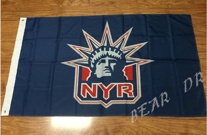 New York Rangers Alternate Flag 3ftx5ft Banner 100D Polyester NHL Flag