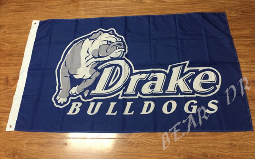 Drake Bulldogs Flag 3ftx5ft Banner 100D Polyester NCAA Flag
