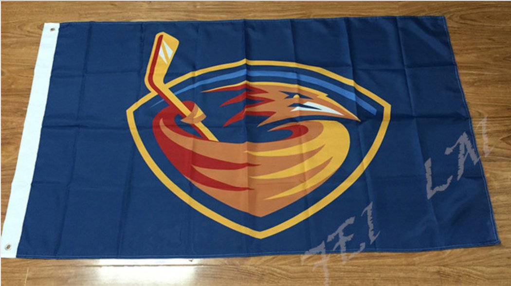 Atlanta Thrashers Flag 3ftx5ft Banner 100D Polyester NHL Flag