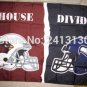 Arizona Cardinals vs Seattle Sea hawks House Divided Rivalry Flag 90x150cm metal grommets