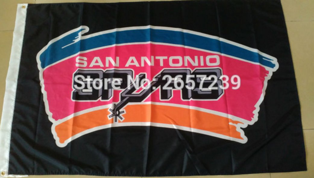 SAN Antonio blue and pink logo flag 3FTx5FT 150X90CM Banner 100D Polyester flag