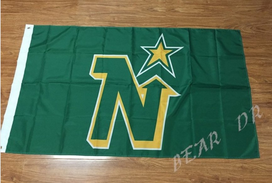 Minnesota North Stars Flag 3ftx5ft Banner 100D Polyester NHL Flag