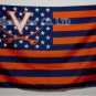 Virginia Cavaliers With Modified US Flag 3ft x 5ft Polyester NCAA Brass Grommets