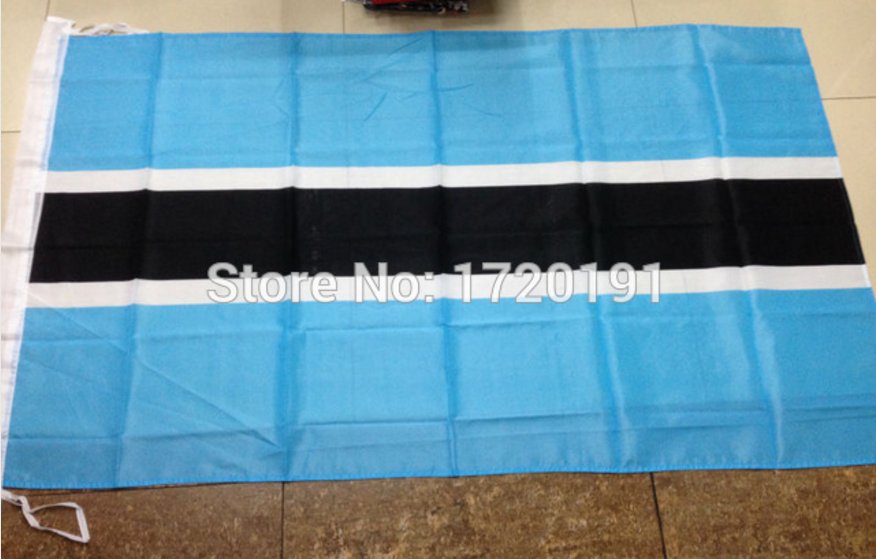 Botswana National Flag 3x5ft 150x90cm 100D Polyester