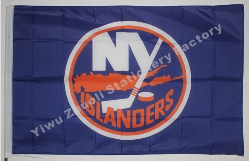 New York Islanders Logo flag 3x5 FT Banner 100D Polyester NHL Flag ...